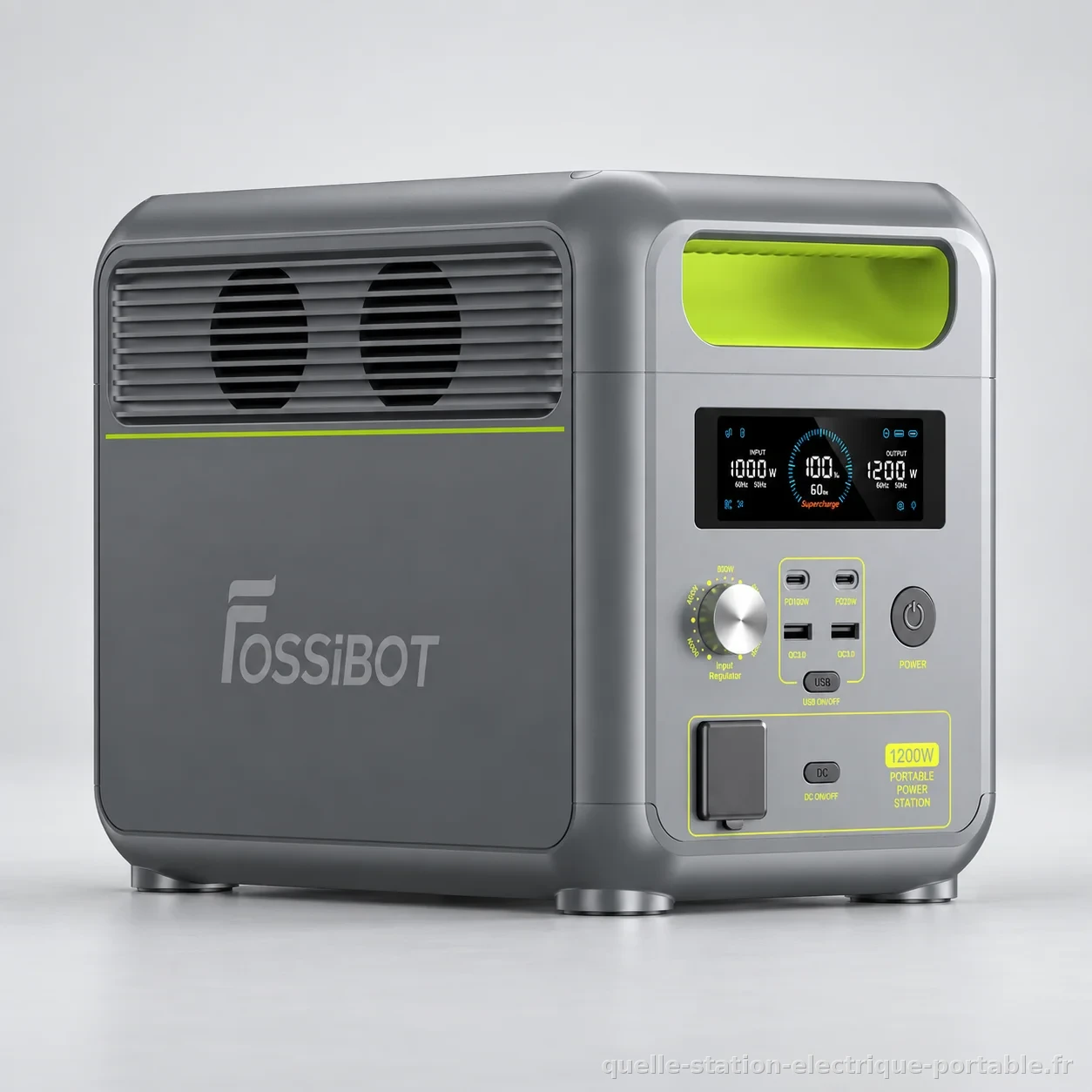 FOSSIBOT F1200, packshot studio