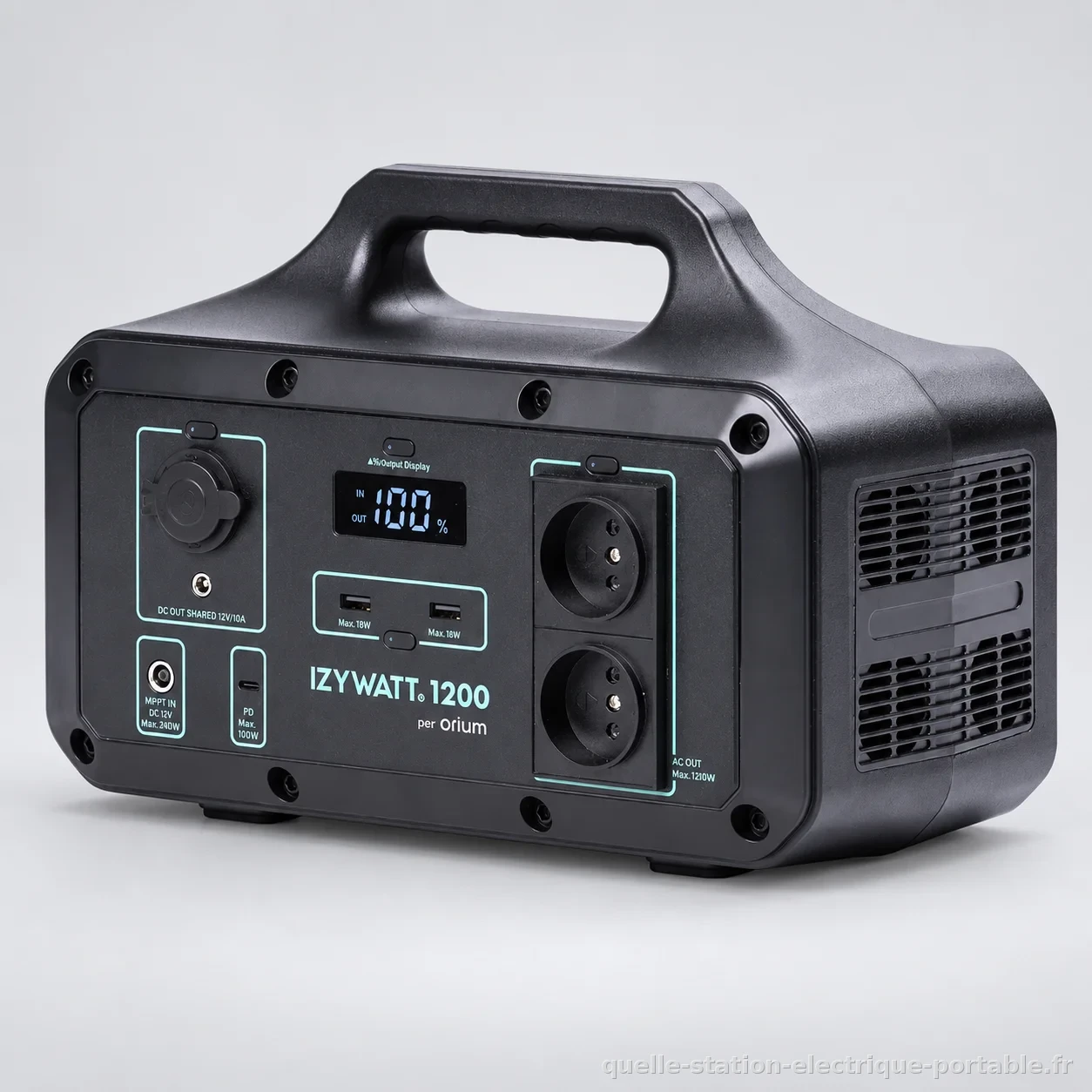 ORIUM IZYWATT 1200, packshot studio