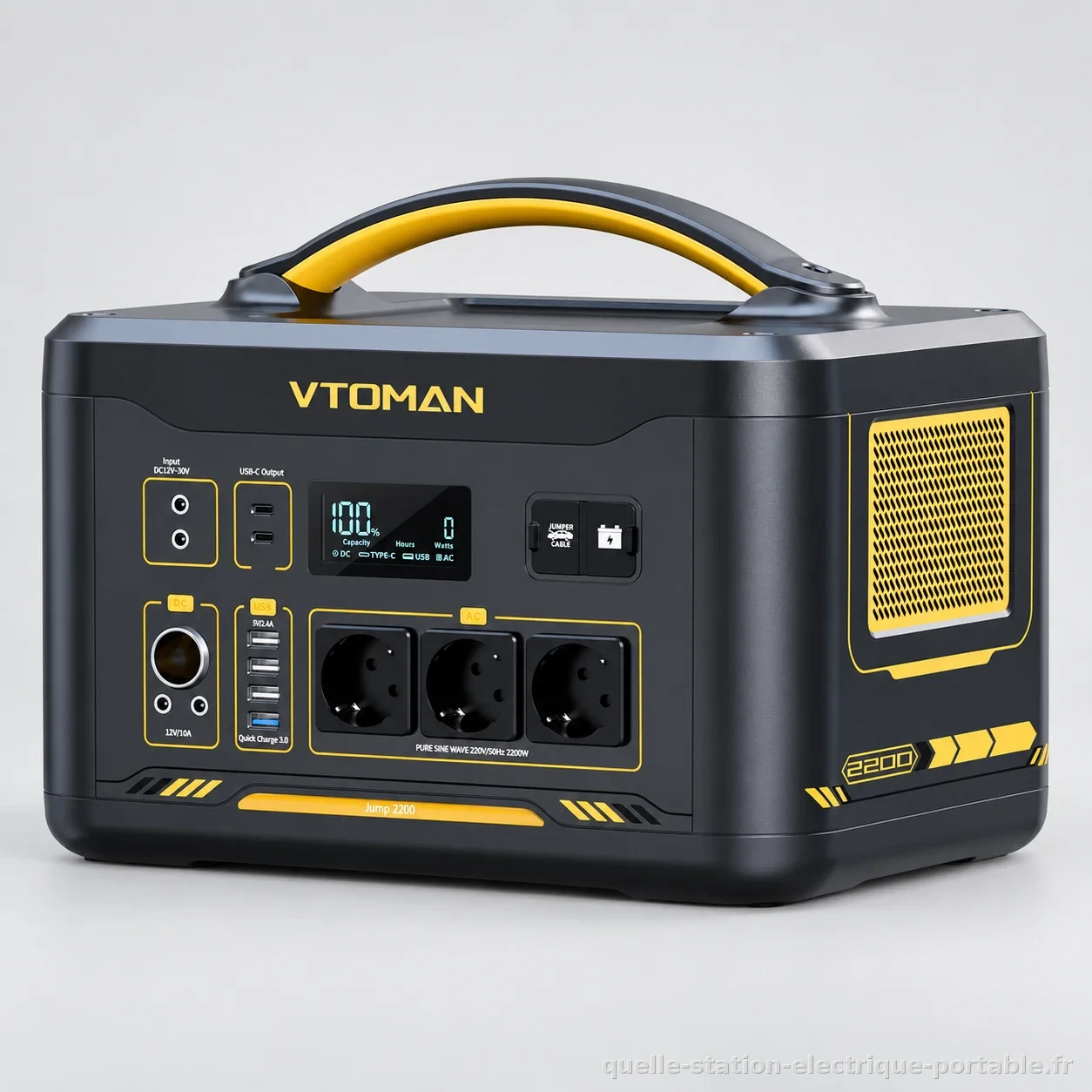 VTOMAN Jump 2200, packshot studio